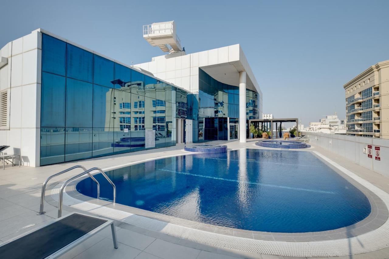 Luxury Apt - Rooftop Pool - City View Дубай Экстерьер фото